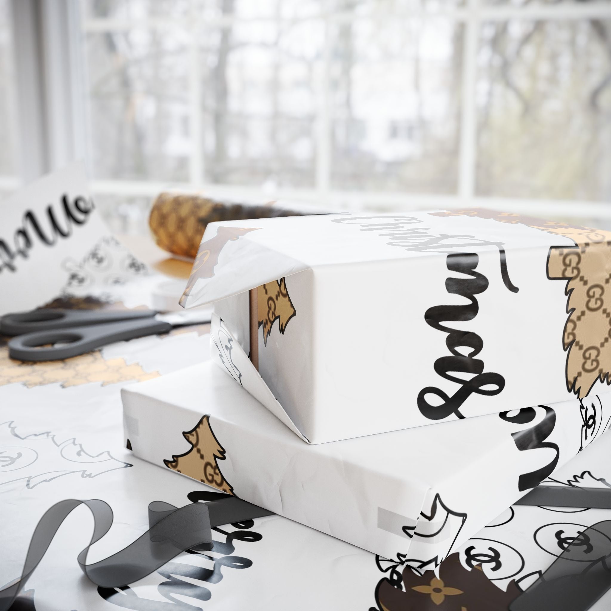 Luxury Designer-Inspired Wrapping Paper