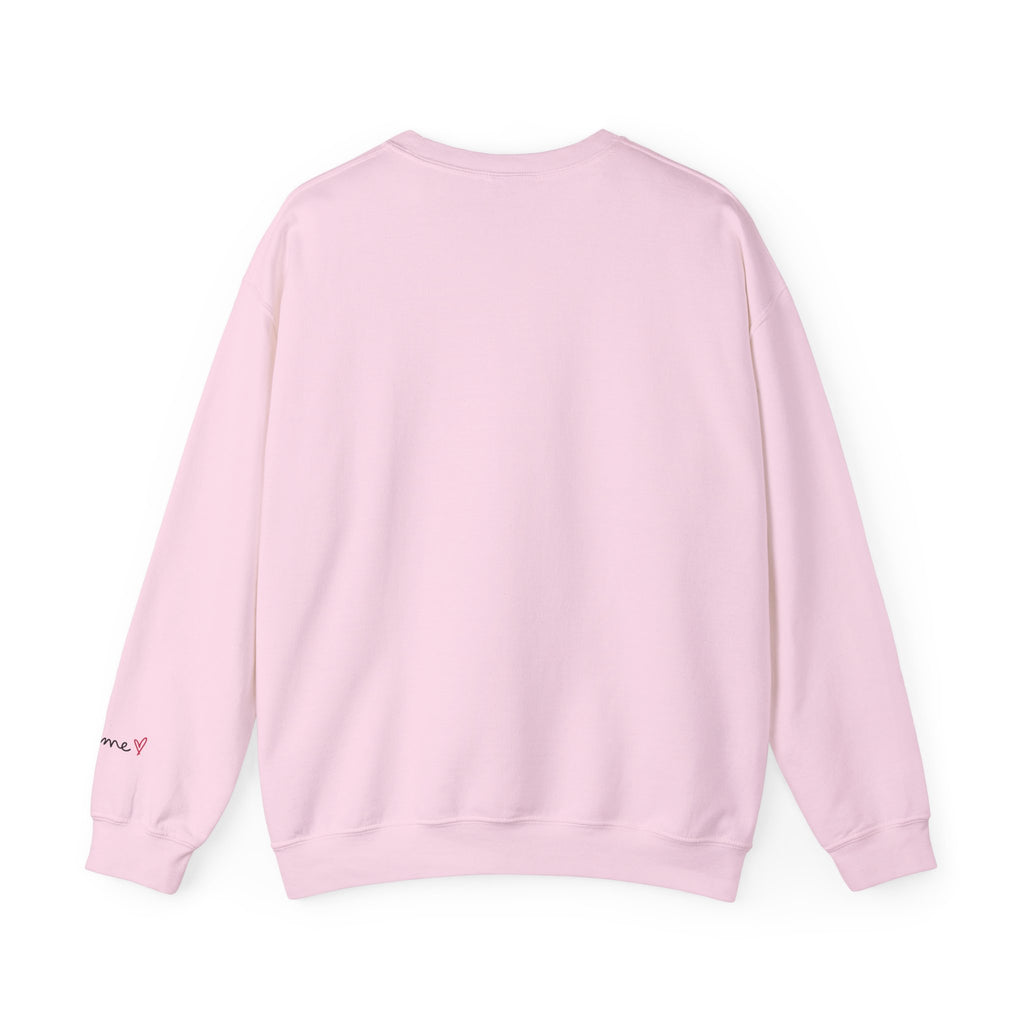 Pastel Conversation Hearts Crewneck Sweatshirt