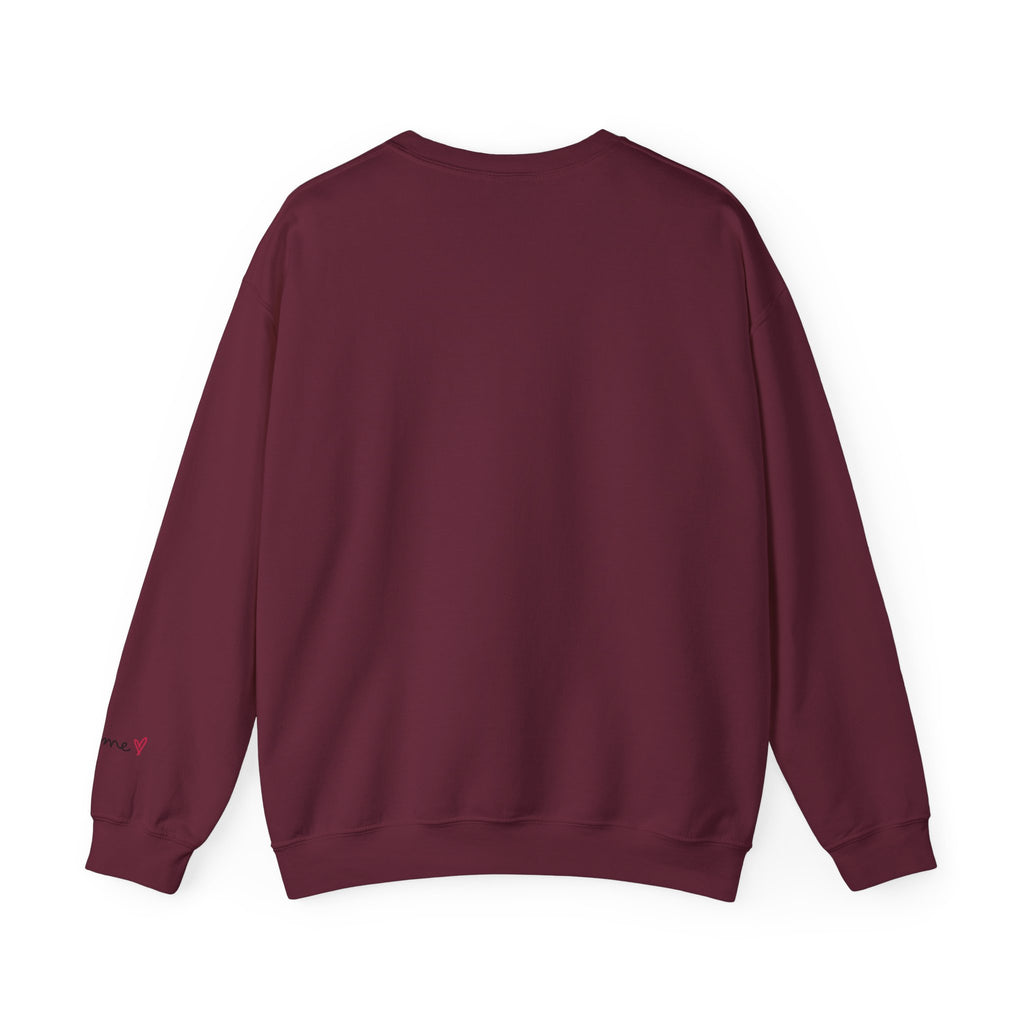 Pastel Conversation Hearts Crewneck Sweatshirt