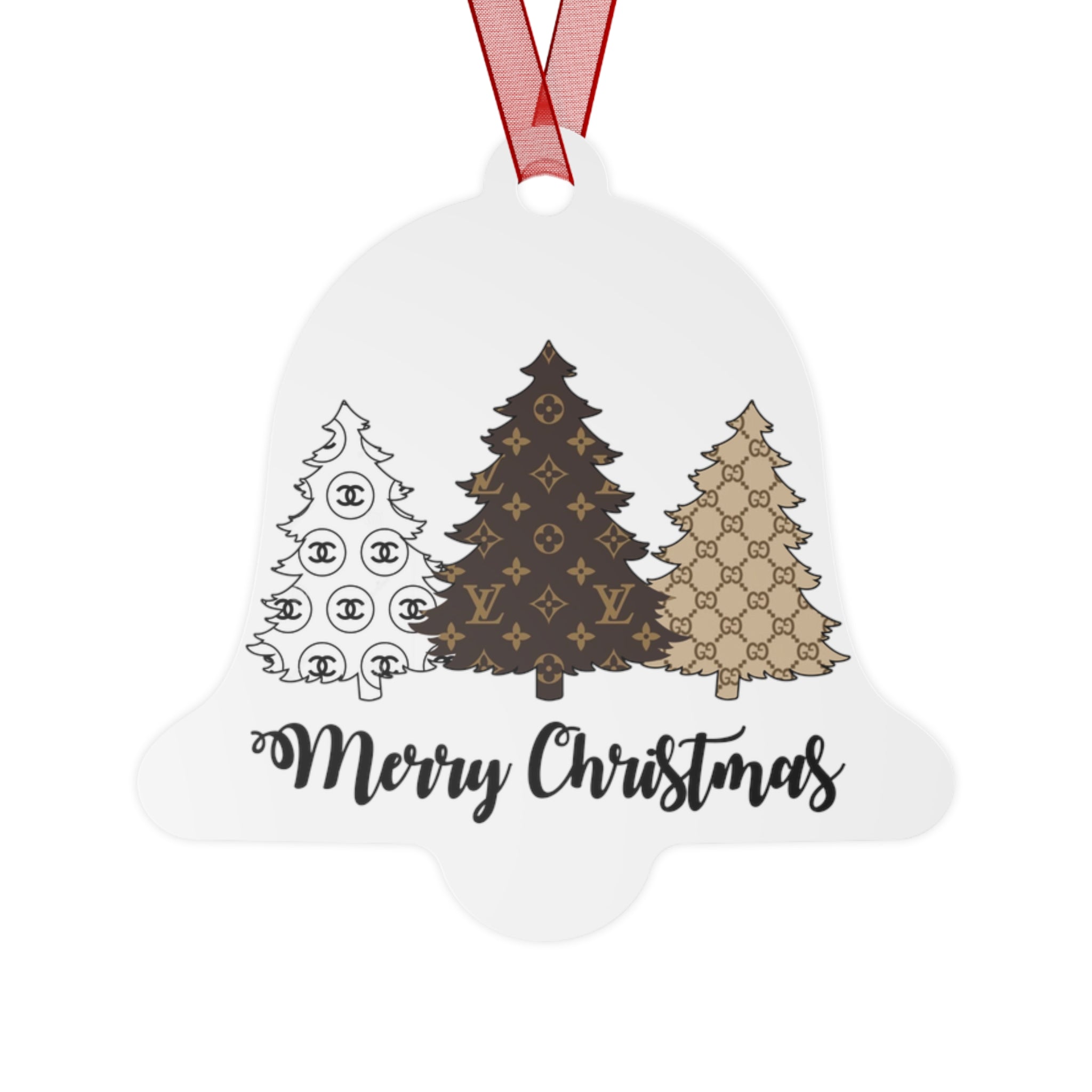 Metal Ornament — Luxury Logo Christmas Trees