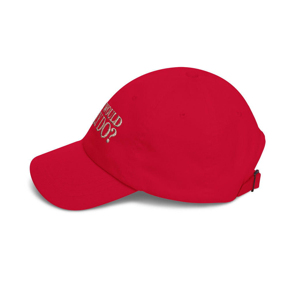 What Would Dolly Do? Embroidered Dad Cap