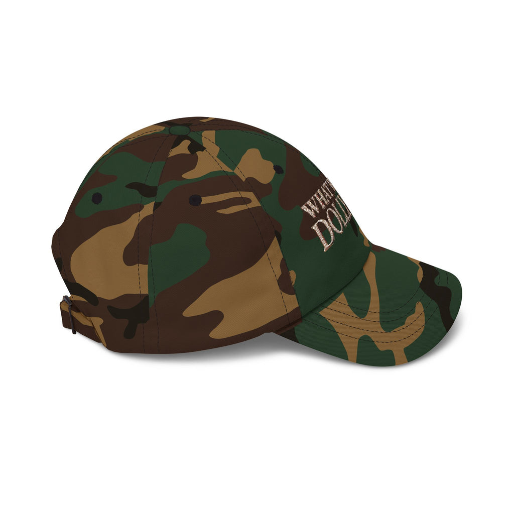 What Would Dolly Do? Embroidered Dad Cap