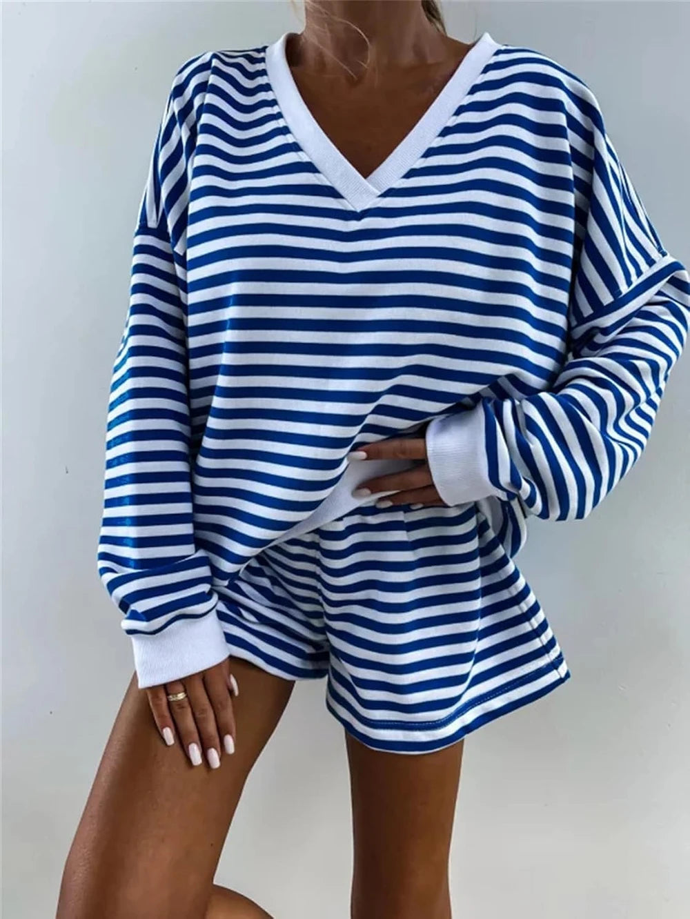 Striped Lounge Set