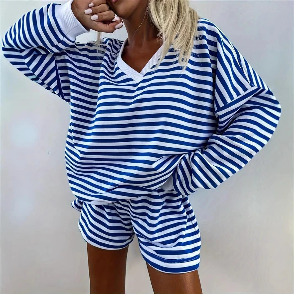 Striped Lounge Set