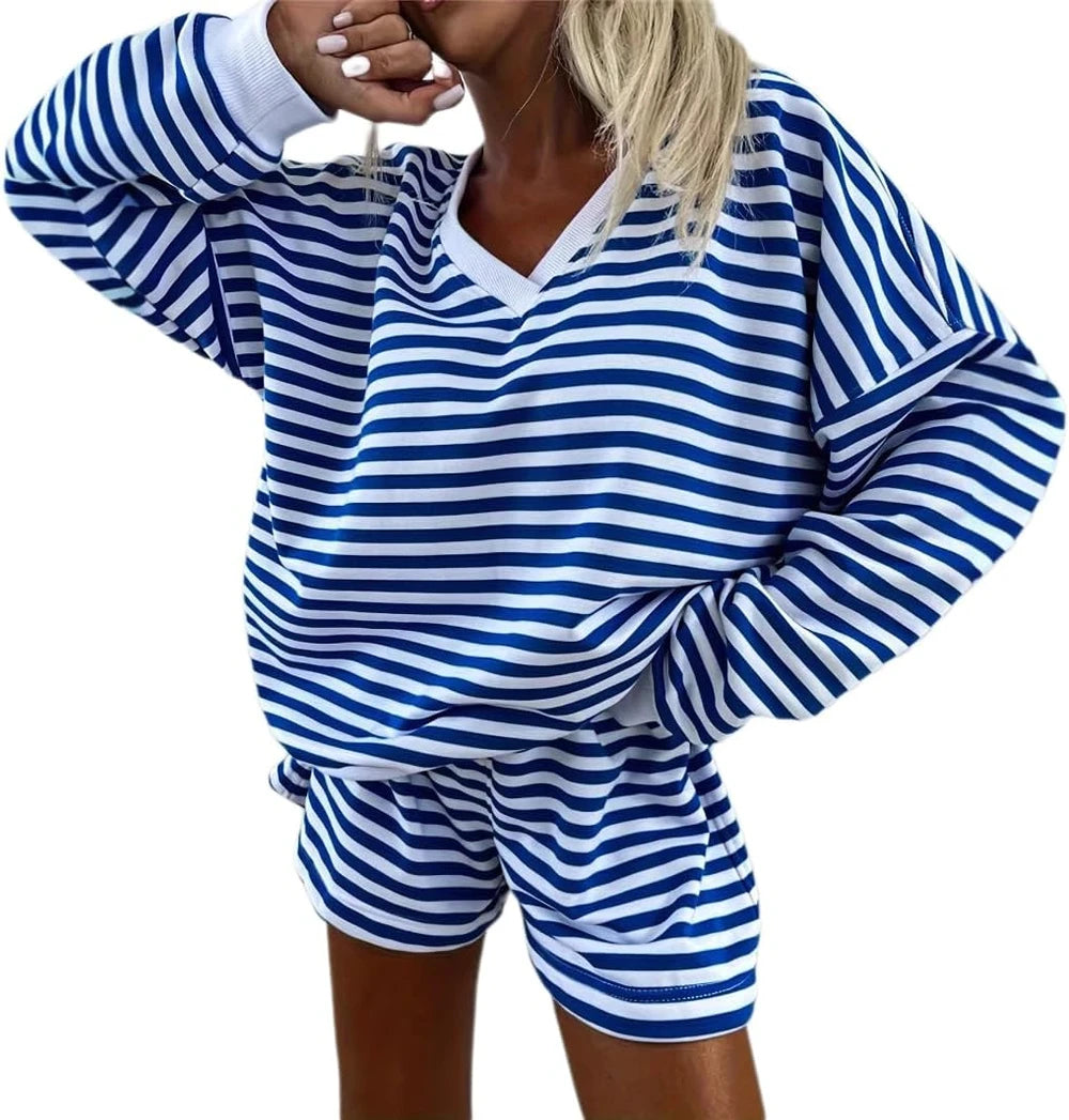 Striped Lounge Set
