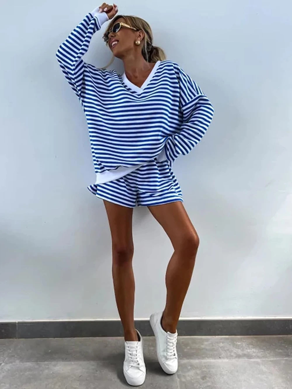 Striped Lounge Set