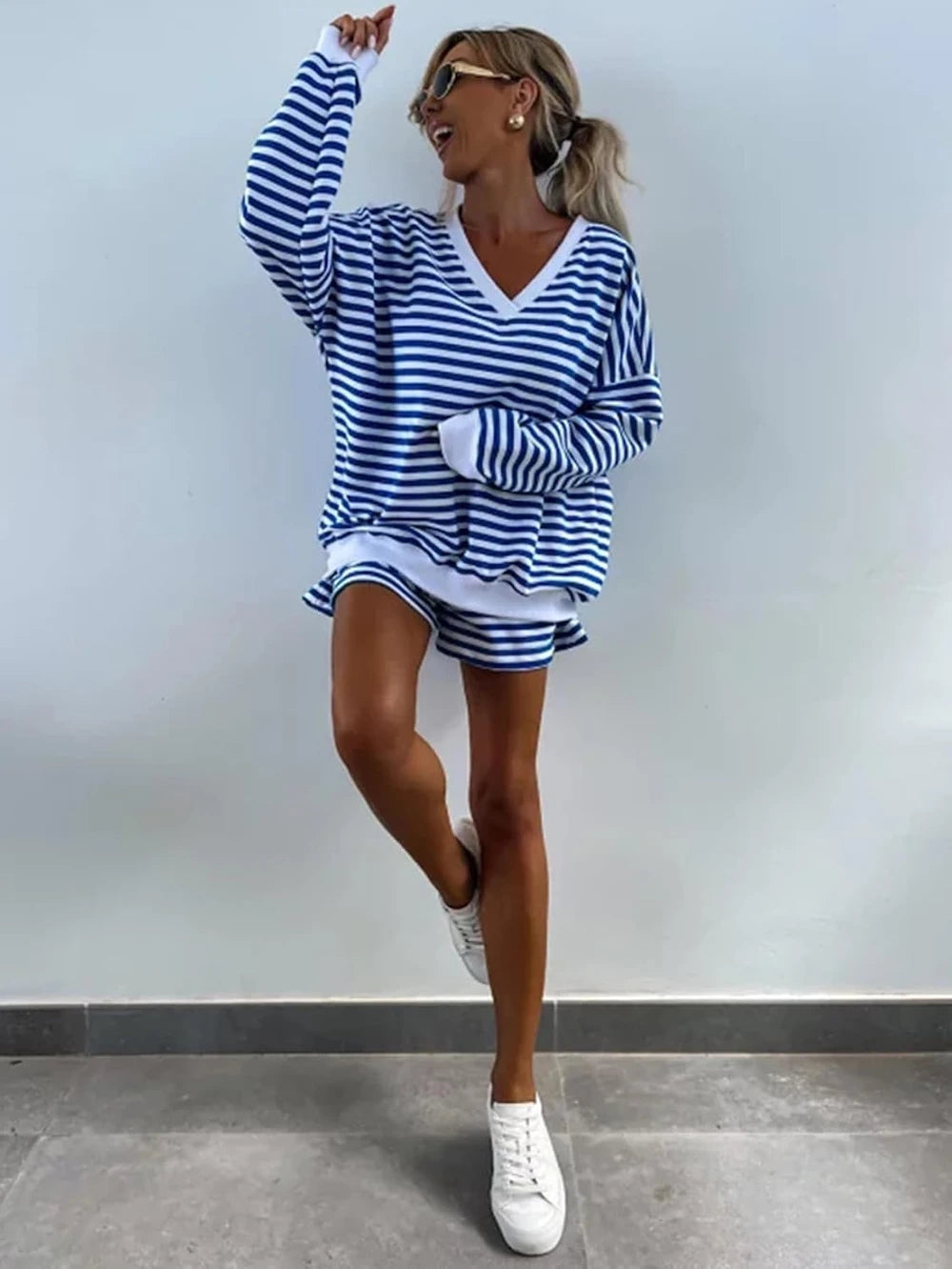 Striped Lounge Set