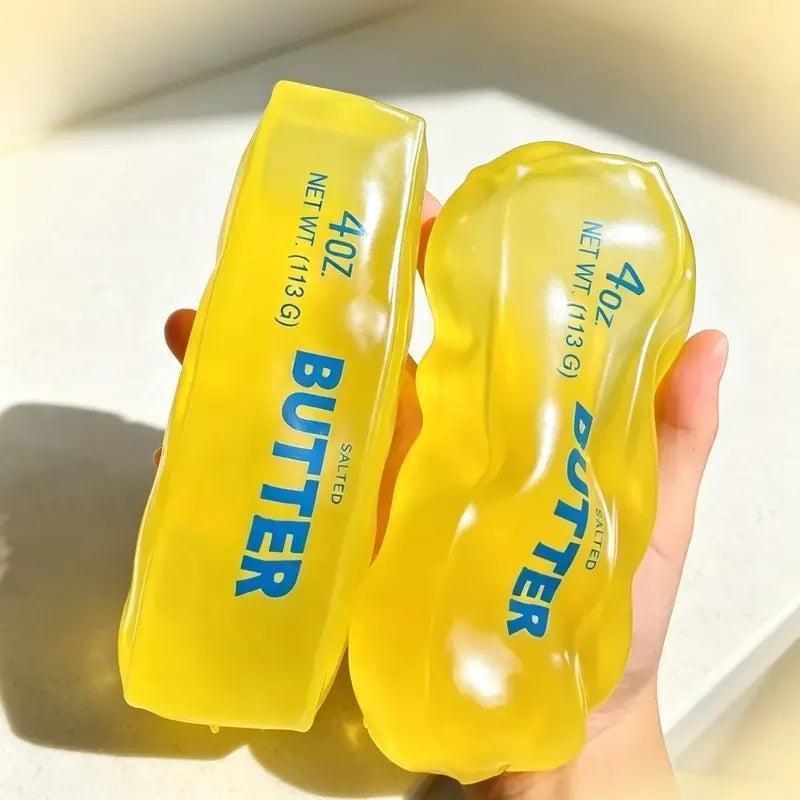 Clear Butter Squishy Squeeze Toy