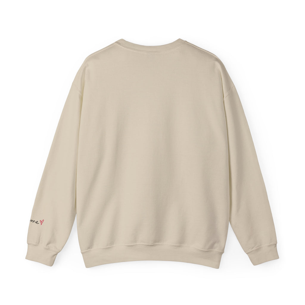 Pastel Conversation Hearts Crewneck Sweatshirt