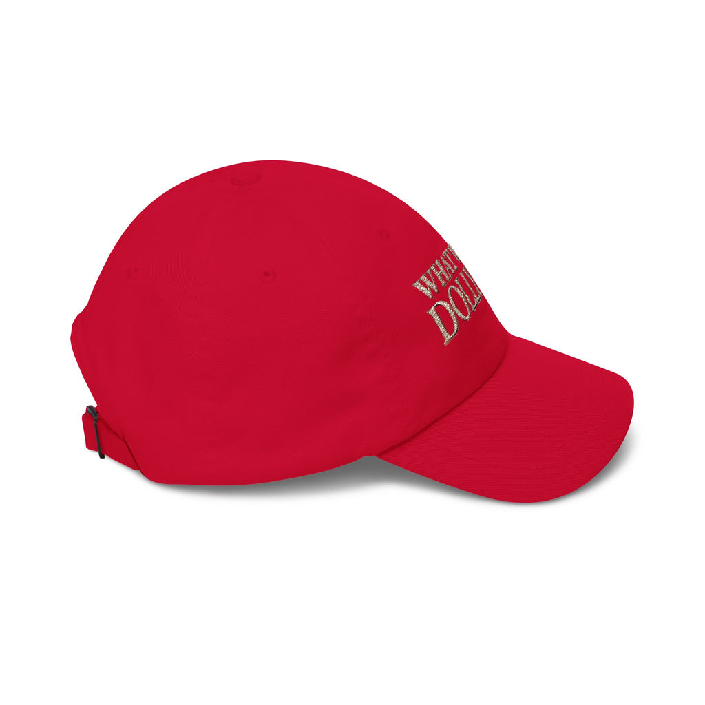What Would Dolly Do? Embroidered Dad Cap